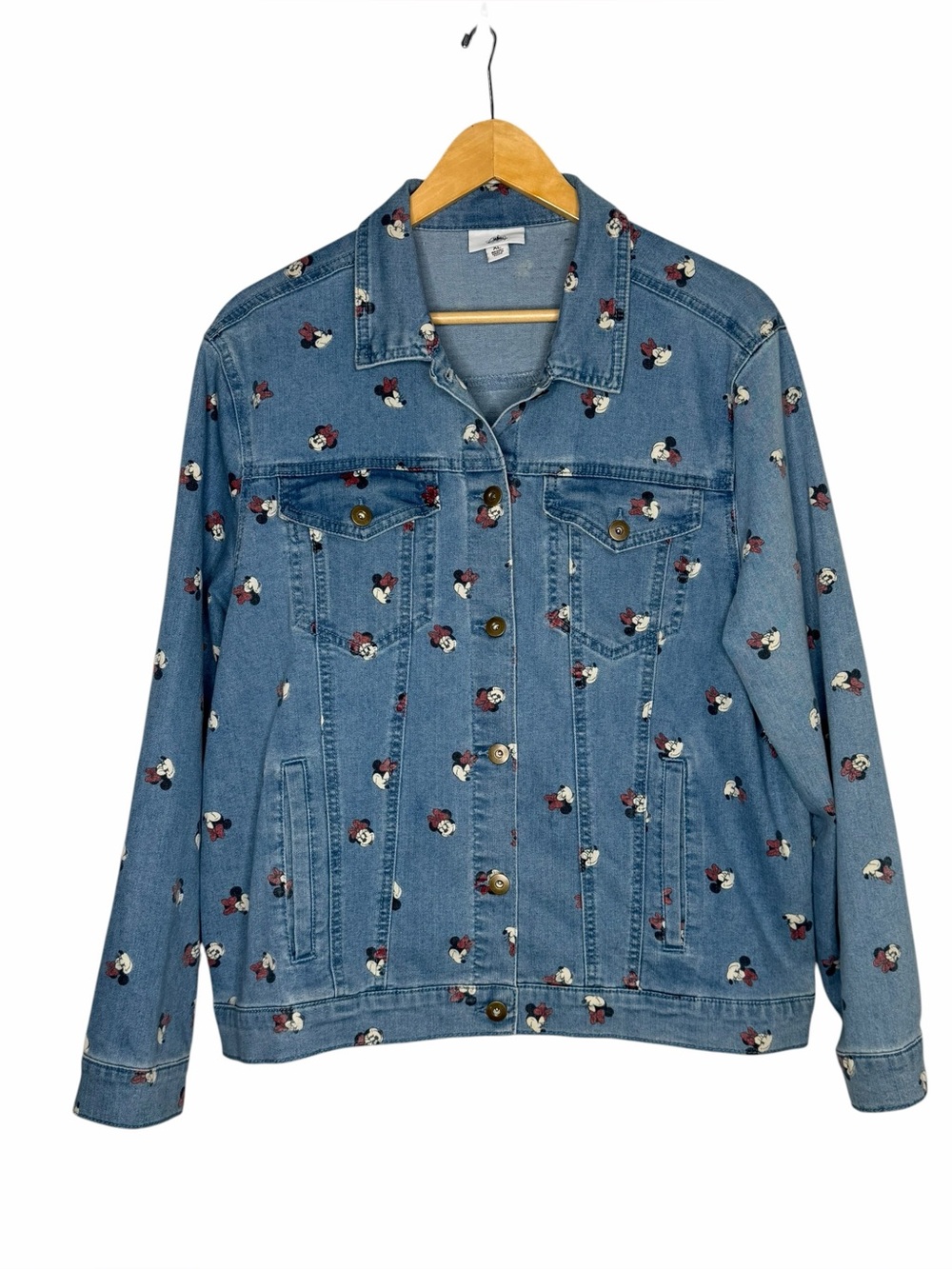 Disney Parks Minnie Mouse Denim Jacket XL - Picture 2 of 7